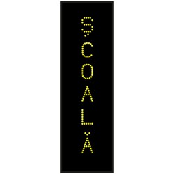 Panou tip VMS cu afisaj LED - Texte - Verticale